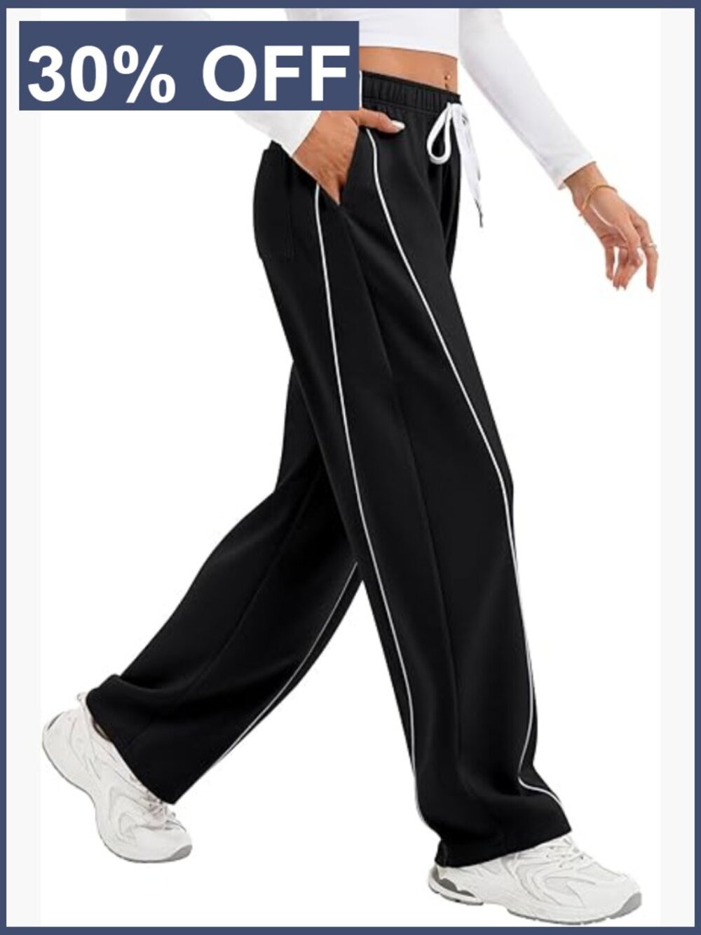 Barrel Sweatpants Women High Waist Baggy Track Pants with Pockets